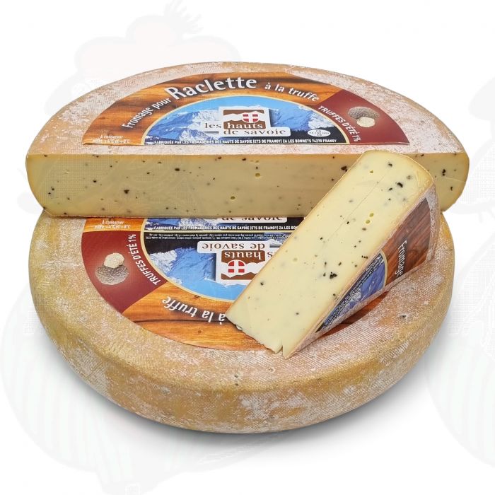 Raclette cheese with truffle Les hauts de savoie Half 3 kg
