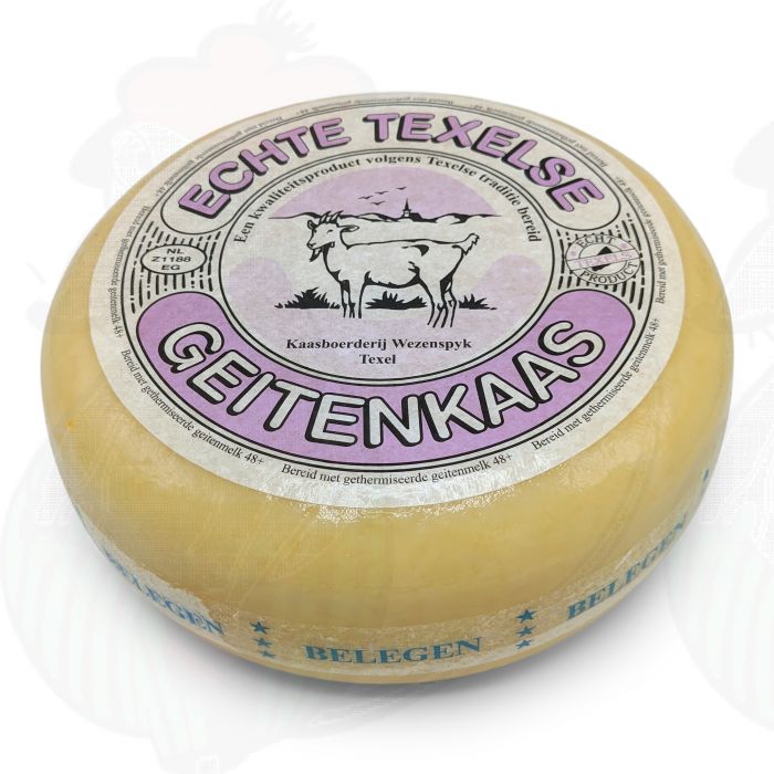Texel Goats Cheese Matured | Entire cheese 9 kilo / 20 lbs main product photo