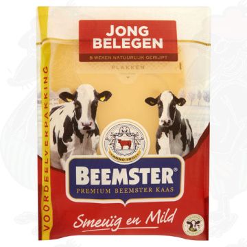 Sliced cheese Beemster Semi-Matured Premium 48+ | 250 grams in slices