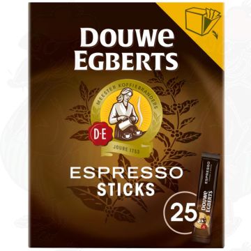 Douwe Egberts Espresso Sticks Instant Coffee 25 pieces