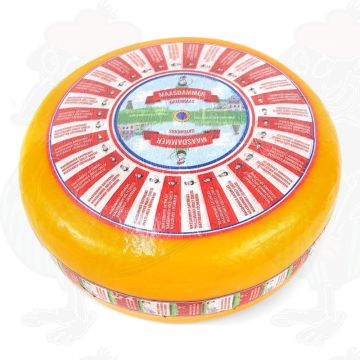 Maasdammer Cheese - Holey Cheese | Entire cheese 12,5 kilo / 27.5 lbs