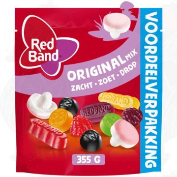 Red Band Original Mix Zacht Zoet Drop 355 g
