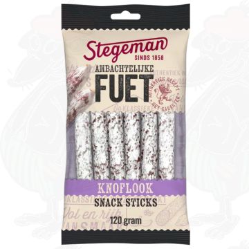 Stegeman Artisanal Fuet Garlic Snack Sticks 120 g